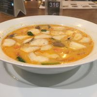 Spicy mushroom soup at Yo Vegan in Phuket