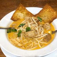 Spicy noodles  at Yo Vegan in Phuket