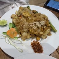 Wide noodles  at Yo Vegan in Phuket