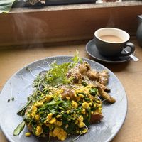 Vegan Tofu Scramble at Earthy Eats in Launceston
