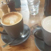 Vegan coffee & chai #Veganuary at Earthy Eats in Launceston