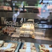 Vegan burito at Earthy Eats in Launceston