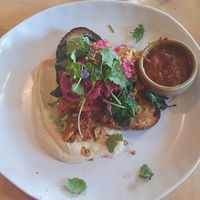 Scrambled tofu at Earthy Eats in Launceston