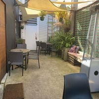 Funky outside area at Earthy Eats in Launceston