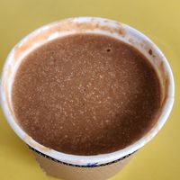 Champurado at Oasis Vegetarian Cafe in Riverside