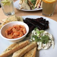 ribs and clubsandwich at Die Küche in Brno