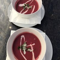 Soup of the day  at Die Küche in Brno