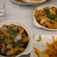 Spicy prawns. Pad thai at Hey Hey in Deal