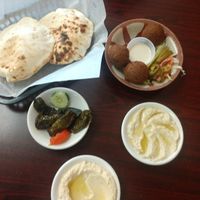 Sampler appetizer at Chef Moussa in Peoria