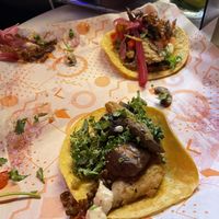 Heura and seitan tacos  at Jonny Aldana in Barcelona