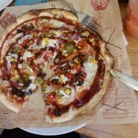 Vegan bbq at Mod Pizza - Cardigan Fields in Leeds