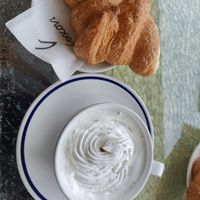 Vegan hot chocolate at Pasticceria Da Angelo in Selvazzano Dentro