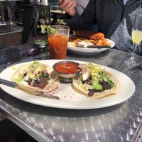 black bean tacos  at Cafe Miranda in Rockland