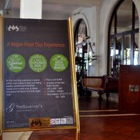 Entrance at The Poya Day Vegan Buffet in Mount Lavinia