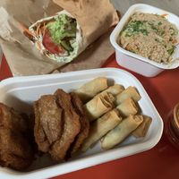 Spring rolls, wrap, pad thai & soy ... at Cosy Green in Ghent