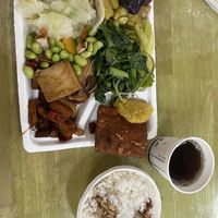 for this meal i paid 120TWD  at YīDào JiànKāng SùShí 一道健康素食 in Jian