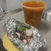 V Pozole to go  at La Charrita in Santa Clarita