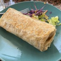 Vegan burrito  at La Charrita in Santa Clarita
