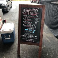 Menu at Hotdog Party - Mobile Cart in Jacksonville
