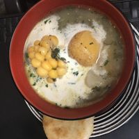 One of the soup options  at Saudavel in Manizales