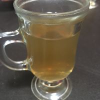 Small aromática with menu of the day at Saudavel in Manizales