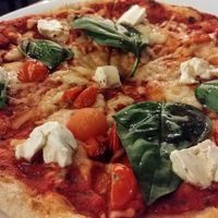 Margarita vegan pizza at Assaggini in Mornington