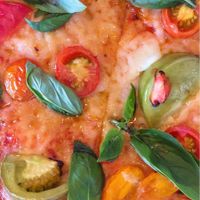 Margherita Pizza at Assaggini in Mornington