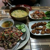 generous portions at Bee Vegan in Chiang Mai