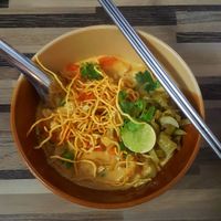 Khao Soi at Bee Vegan in Chiang Mai