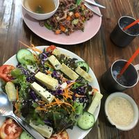 Tofu salad  at Bee Vegan in Chiang Mai