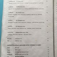 Menu7 at Bee Vegan in Chiang Mai