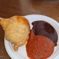 Samosa at Hariprasad Samosa & Curry in Krakow