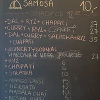Menu   at Hariprasad Samosa & Curry in Krakow