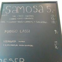 options and prices on the moment of this review at Hariprasad Samosa & Curry in Krakow
