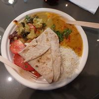 Thali Platter at Hariprasad Samosa & Curry in Krakow