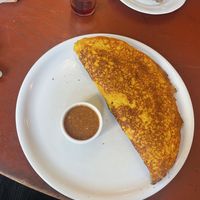 Masala dosa - Pancake with potato filling  at Hariprasad Samosa & Curry in Krakow