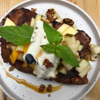 French toast (I mean looks scrumptious wright?!) at Knol & Kool Bistro & Superet in Ghent