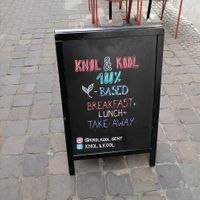 Restau repéré grâce au panneau at Knol & Kool Bistro & Superet in Ghent