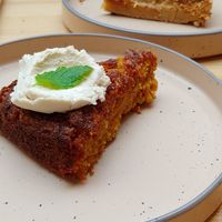 Carrot cake at Knol & Kool Bistro & Superet in Ghent