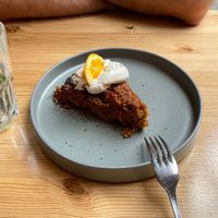 the carrot cake. fluffy and tasty!   at Knol & Kool Bistro & Superet in Ghent