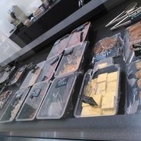 The newest addition, fresh produce like meals and home made seitan at Knol & Kool Bistro & Superet in Ghent