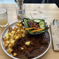 Vegan Flemish stew   at Knol & Kool Bistro & Superet in Ghent