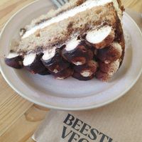 Tiramisu tart at Knol & Kool Bistro & Superet in Ghent