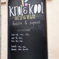 Opening times at Knol & Kool Bistro & Superet in Ghent