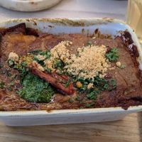 Lasagna (it doesn't look like much, but it tasted amazing) at Knol & Kool Bistro & Superet in Ghent