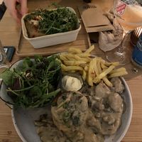 Vol-au-vegan and  lasagne   at Knol & Kool Bistro & Superet in Ghent