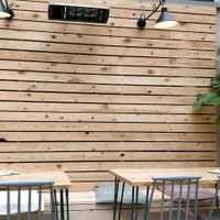 some of the tables! at Knol & Kool Bistro & Superet in Ghent