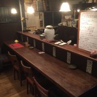 Counter (other seating also available) at Saizencyuka anzu in Nagoya