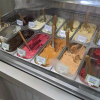 Counter at Gelateria Naturale in Sofia