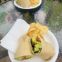 Black eyed pea wrap and avocado wrap (recommend) at The Greenery Cafe in Lihue